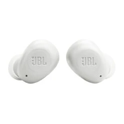 JBL Vibe Buds True Wireless Earbuds -Headphone Discount Store 2.JBL Wave Vibe Buds ProductImage Front Whitecopy