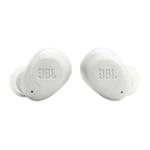 JBL Vibe Buds True Wireless Earbuds -Headphone Discount Store 2.JBL Wave Vibe Buds ProductImage Front Whitecopy