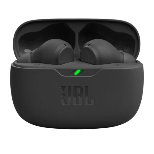 JBL Vibe Beam True Wireless Earbuds -Headphone Discount Store 4.JBL WaveVibe Beam ProductImage CaseOpen Blackcopy