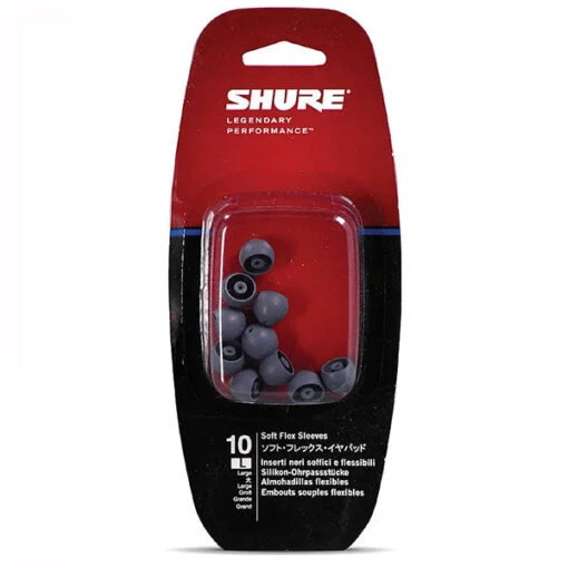 Shure EASFX1 Gray Soft Flex Eartips -Headphone Discount Store EASFX1lg 1