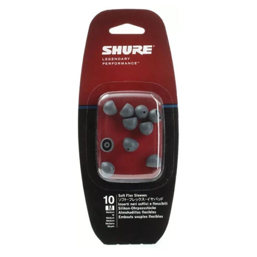 Shure EASFX1 Gray Soft Flex Eartips -Headphone Discount Store EASFX1m 1