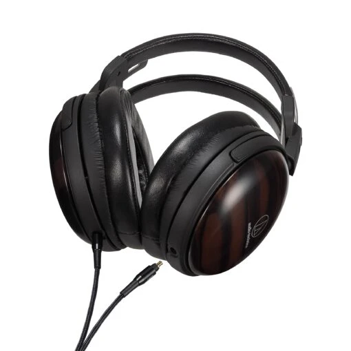 Audio-Technica ATH-AWKT Audiophile Closed-back Dynamic Wooden Headphones -Headphone Discount Store EX ATH AWKT attach