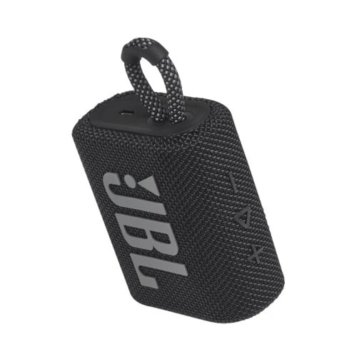 JBL GO 3 Portable Waterproof Dustproof Speaker -Headphone Discount Store JBL GO 3 DETAIL 2 BLACK 0060