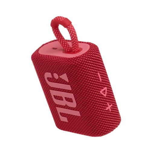 JBL GO 3 Portable Waterproof Dustproof Speaker -Headphone Discount Store JBL GO 3 DETAIL 2 RED 0057