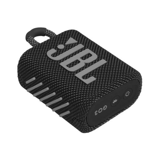 JBL GO 3 Portable Waterproof Dustproof Speaker -Headphone Discount Store JBL GO 3 DETAIL 3 BLACK 0148