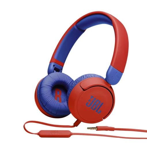 JBL Jr310 Kids Wired On-Ear Headphones -Headphone Discount Store JBL JR310 Product 20Image Hero Redcopy