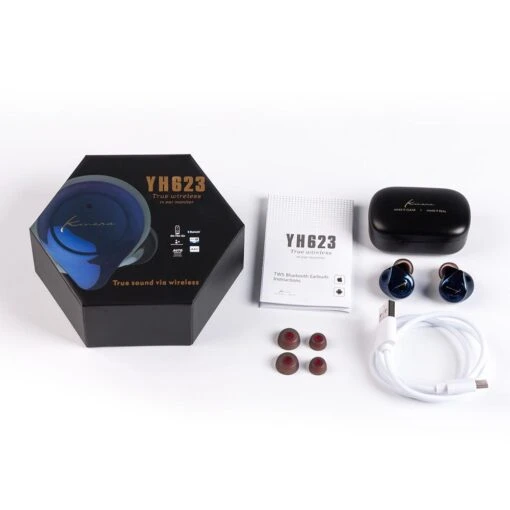 Kinera YH623 TWS True Wireless In-Ear Monitor -Headphone Discount Store KINERA YH623 TWS In Ear Monitor Earphones True Wireless Bluetooth 5 0 Noise Cancellation Earbuds HIFI 1