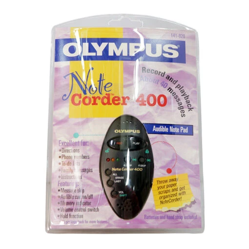 Olympus NoteCorder 400 Voice Note Recorder -Headphone Discount Store NoteCorder 400