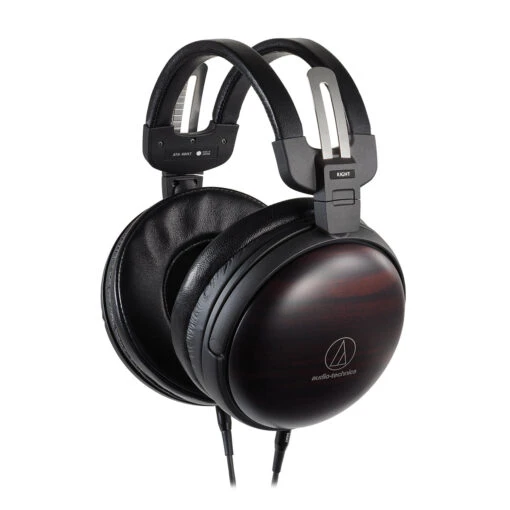 Audio-Technica ATH-AWKT Audiophile Closed-back Dynamic Wooden Headphones -Headphone Discount Store ath awkt 01