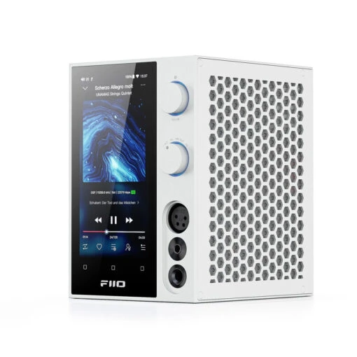 FiiO R7 All-in-One Player, Streamer, And Headphone Amp/DAC -Headphone Discount Store fiio headphone dac amp fiio r7 whitecopy