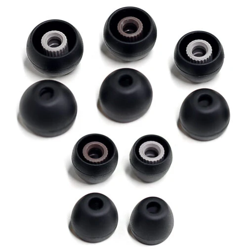 Final Audio Black Silicon Eartips For E Series -Headphone Discount Store leading image MULTI